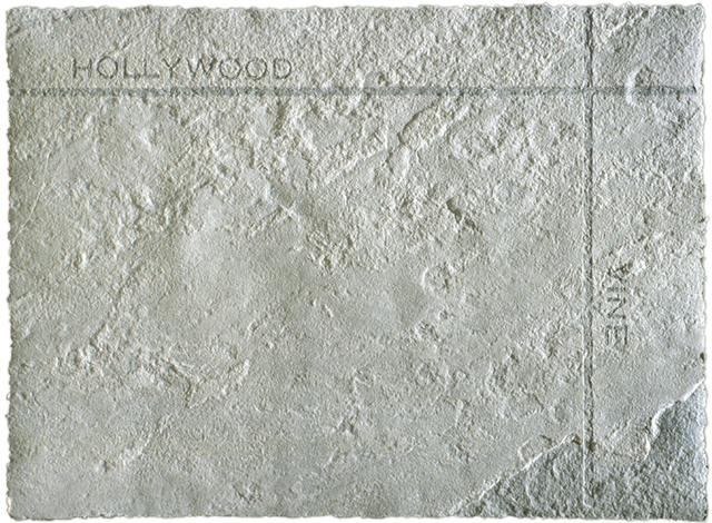 Ed Ruscha, ‘Petroplots Suite: Hollywood/Vine’, 2001, Mixografia