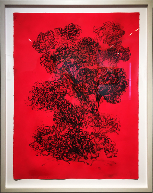 Carol Benson, ‘Celosia VI’, 2020, Drawing, Collage or other Work on Paper, Water base, paint, charcoal on paper, William Campbell Contemporary Art Inc