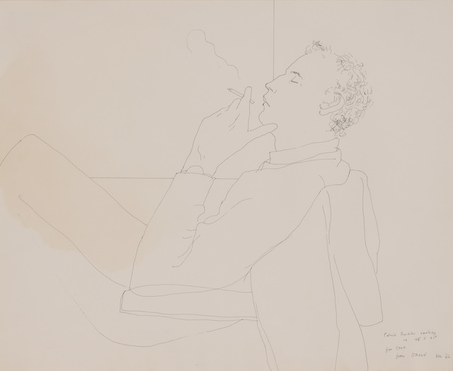 David Hockney, ‘Patrick Proctor Smoking’, 1966, Doyle
