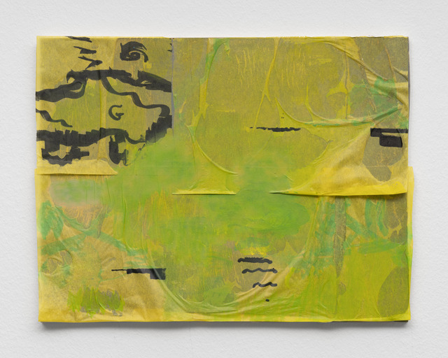 Marie Søndergaard Lolk, ‘Uden titel’, 2020, Painting, Sprittusch, tusch, akryl, silkepapir, skumpap, Galleri Susanne Ottesen