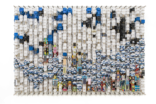 Jacob Hashimoto, ‘On the Material Aspect of Dislocation, Magic and Possibility itself’, 2019, MAKASIINI CONTEMPORARY
