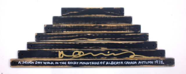 Hamish Fulton, ‘A SEVEN DAY WALK IN THE ROCKY MOUNTAINS OF ALBERTA CANADA AUTUMN 1978’, 1946, espaivisor - Galería Visor