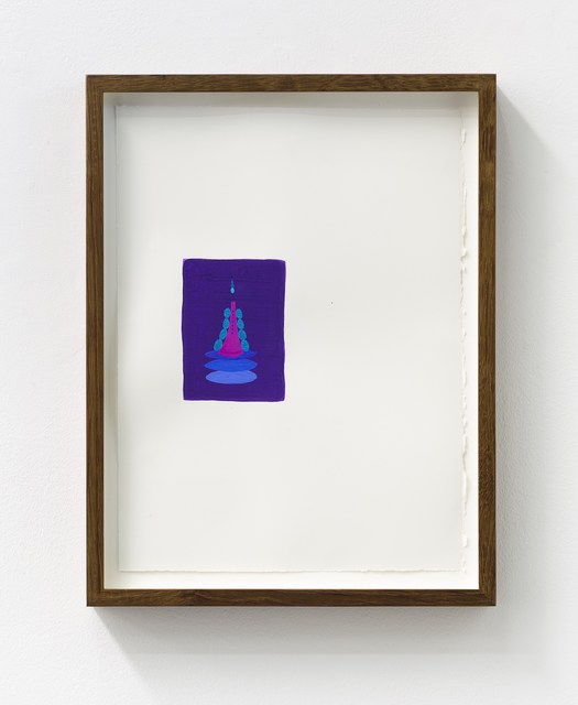 Matthew Ronay, ‘02.27.14’, 2014, Drawing, Collage or other Work on Paper, Gouache on 140lb arches watercolor paper, Nils Stærk