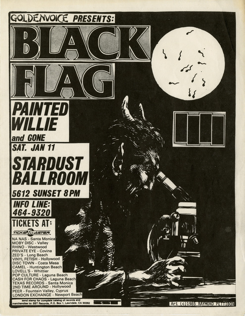 RARE fanzine BLACK FLAG MY WAR all flyers by Raymond Pettibon