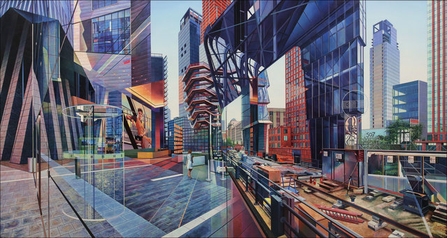 Nathan Walsh, ‘Hudson Yards’, 2019, Painting, Oil on linen, Clark Gallery