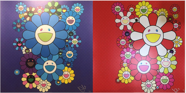 Takashi Murakami, ‘Blue Velvet & Rose Velvet (set)’, 2016, MSP Modern