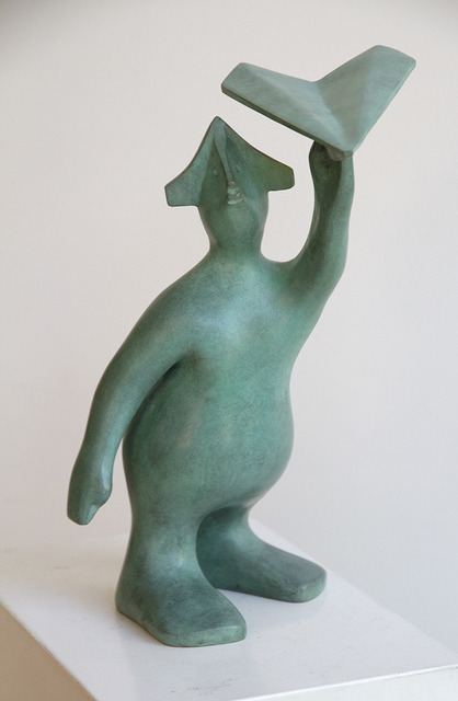 Le maghien, ‘The pilot woman’, 2020, Sculpture, Bronze, Art Center Horus