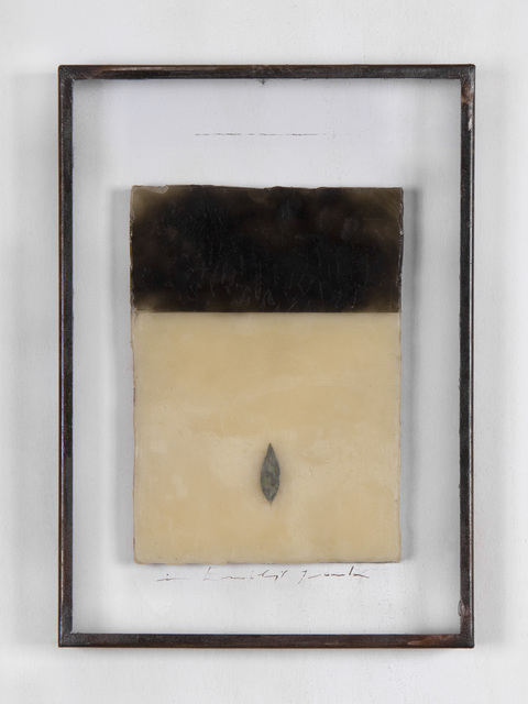 Gregorio Botta, ‘Emily's Garden 1’, 2018, Mixed Media, Black smoke and leaf on wax in artist frame, Montoro12 Contemporary Art