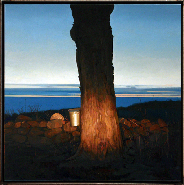 Trey Friedman, ‘Trees On A Line #28’, 2012, Painting, Oil on Panel, Gallery Henoch