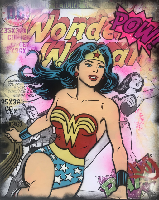 Alessio B, ‘Wonder Pow’, 2018, Painting, Mixed media on canvas, Bugno Art Gallery