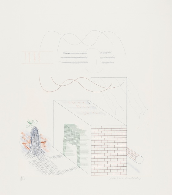 David Hockney, ‘The Buzzing of The Blue Guitar (Tokyo 185)’, 1976-77, Forum Auctions