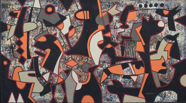Charles Khoury, ‘Orange & Gray’, 2019, Orient Gallery