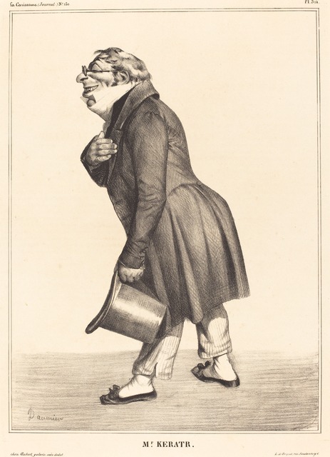 Honoré Daumier, ‘Comte de Kératry’, 1833, National Gallery of Art, Washington, D.C.