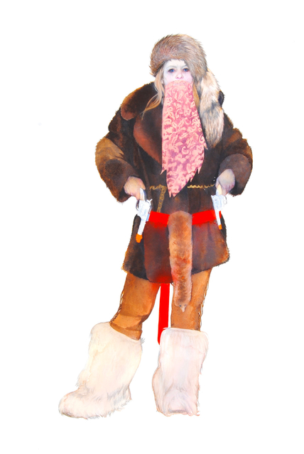 June Glasson, ‘Colleen’, Drawing, Collage or other Work on Paper, Ink on paper, Visions West Contemporary