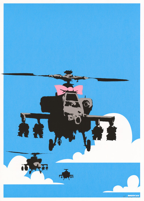 Banksy, ‘Happy Choppers (Signed)’, 2003, Prescription Art
