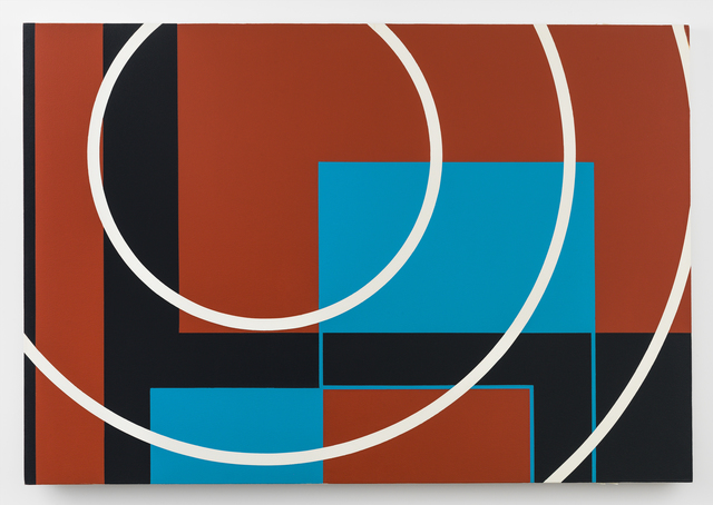 Nassos Daphnis, ‘EVOLVING SPHERES - REVERBERATION’, 1987, Painting, Enamel on canvas, Richard Taittinger Gallery