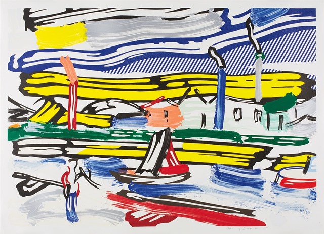 Roy Lichtenstein, ‘The River (Cortlett 214)’, 1985, Joseph K. Levene Fine Art, Ltd.