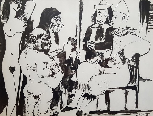 Pablo Picasso, ‘La Comedie Humaine’, 1954, Print, Heliogravure, Graves International Art