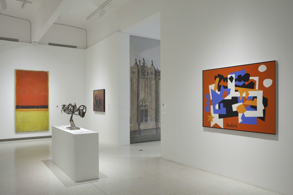 View of the exhibition Art at the Center: 75 Years of Walker Collections, 2014. Photo: ©Walker Art Center. View of the exhibition Art at the Center: 75 Years of Walker Collections, 2014. Photo: ©Walker Art Center.