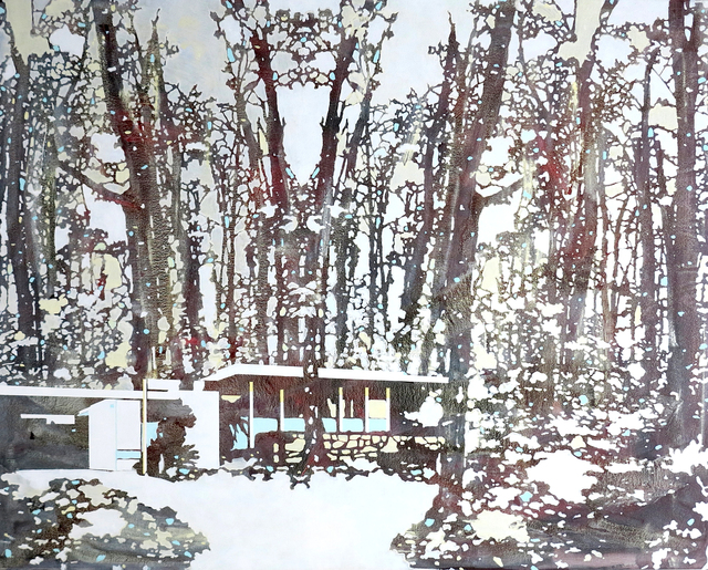 Paul Davies, ‘Red & White Forest (landscape) ’, 2014, The Fine Art Society