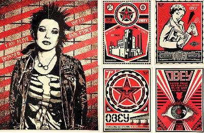 Shepard Fairey, ‘Obey Levi’s’, 2009, Print, Double-sided screenprints, artrepublic