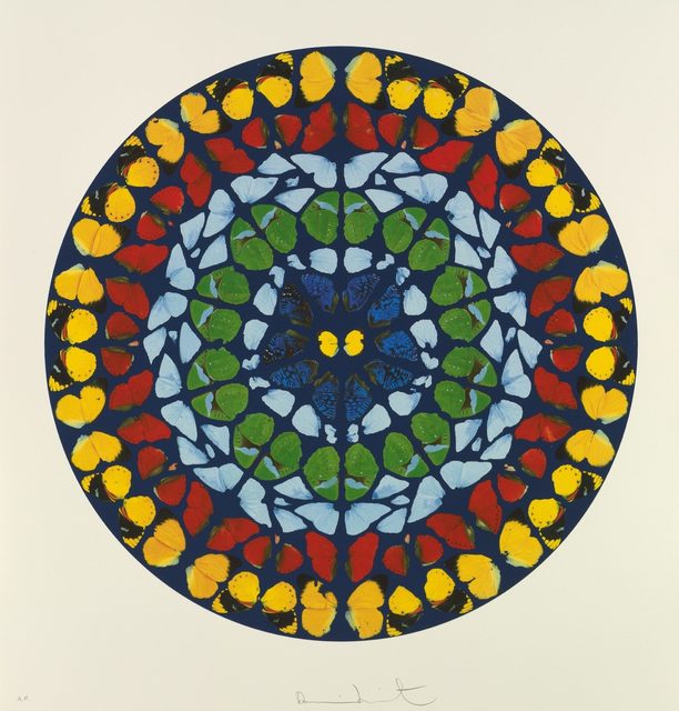 Damien Hirst, ‘Psalm: Quare Fremuerunt Gentes’, 2009, Print, Silkscreen with glaze, Robin Rile Fine Art