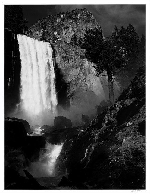 Ansel Adams | Vernal Fall, Yosemite National Park, California (1948 ...