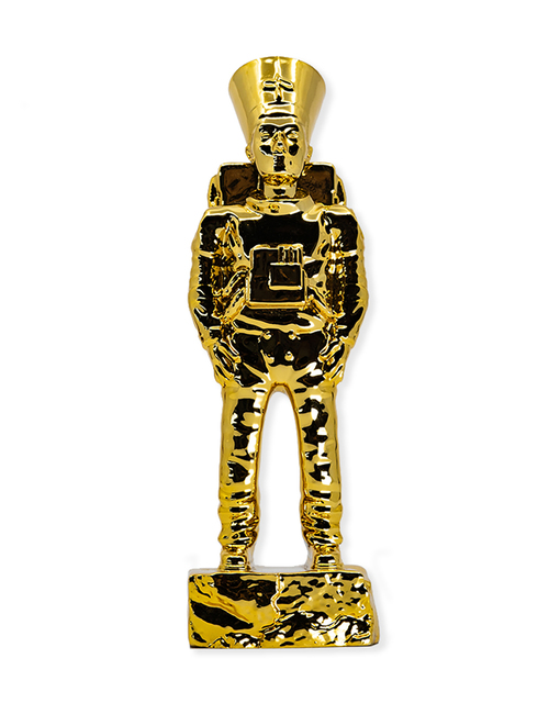 Imbue, ‘'Ancient Astronaut Nefertiti' (gold)’, 2020, Sculpture, Cast resin with electroplated gold finish., Signari Gallery