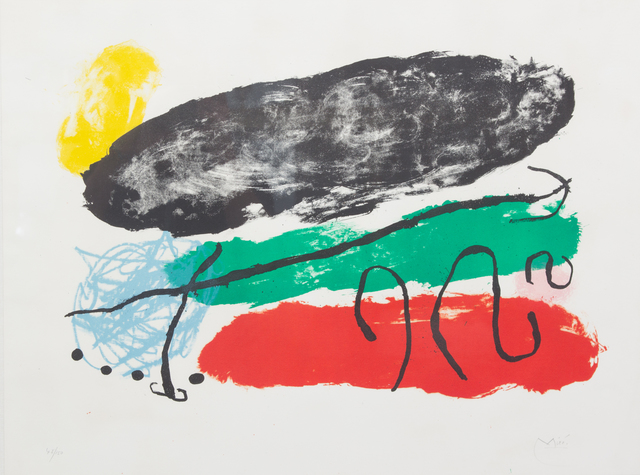 Joan Miró, ‘L'Astre Patagon (from Derrière le Miroir)’, 1960, Hindman