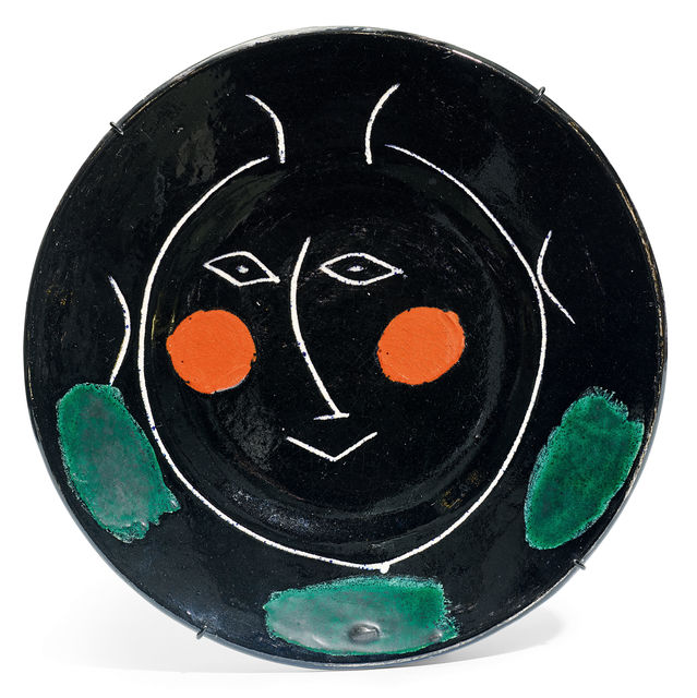 Pablo Picasso, ‘From: Service visage noir’, 1948, Design/Decorative Art, Ceramic Plate, Koller Auctions
