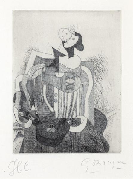 Georges Braque, ‘Femme Assise’, 1934 (printed 1953), Print, Etching, F.L. Braswell Fine Art