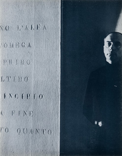 Vincenzo Agnetti, ‘Vincenzo Agnetti, Ritratti e paesaggi’, 1971, Drawing, Collage or other Work on Paper, Invite, Finarte