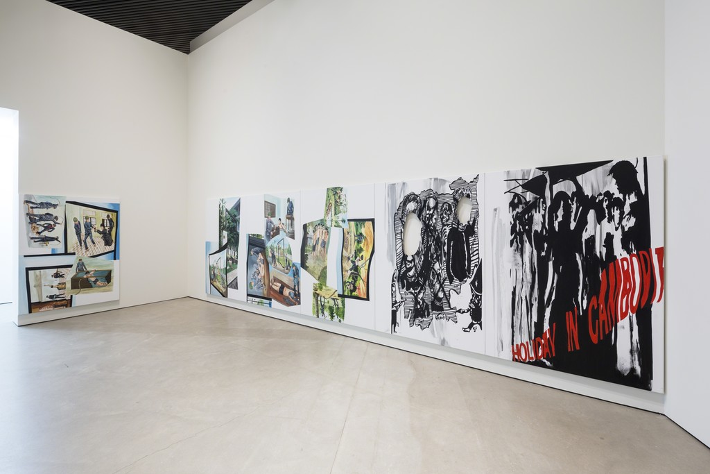 Installation view of "Claus Carstensen: WHAT’S LEFT (IS REPUBLICAN PAINT) – NINE SISTERS" at ARoS Aarhus Kunstmuseum, Aarhus (2015) Installation view of "Claus Carstensen: WHAT’S LEFT (IS REPUBLICAN PAINT) – NINE SISTERS" at ARoS Aarhus Kunstmuseum, Aarhus (2015)