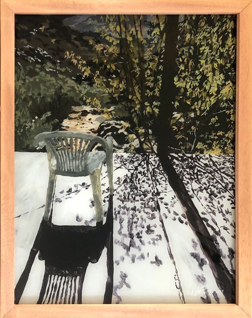 Isabella Kuijers, ‘Sitplek, Cedarberg’, 2019, Painting, Acrylic on glass, 99 Loop Gallery