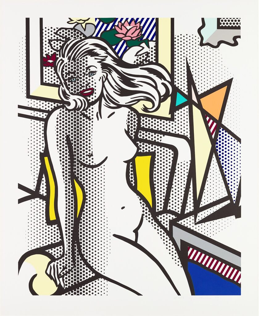 Roy Lichtenstein - Nude with Yellow Pillow, from Nudes series (C. 283)