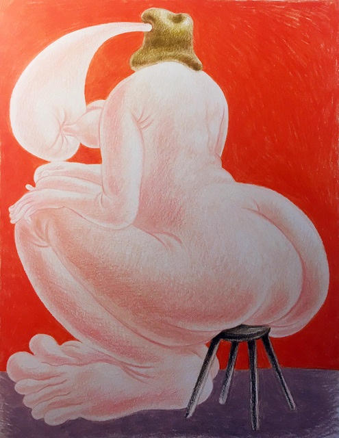 Louise Bonnet, ‘Untitled’, 2019, Painting, Colored pencil on paper, Half Gallery