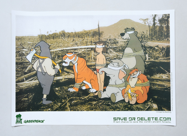 Banksy, ‘Save or Delete.’, 2002, Print, Offset lithograph in colours on thin woven recycled paper, Peter Harrington Gallery