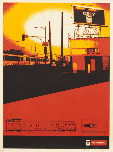 Shepard Fairey (OBEY), ‘San Diego Billboard (from Urban Renewal)’, 2000, Heather James Fine Art Gallery Auction