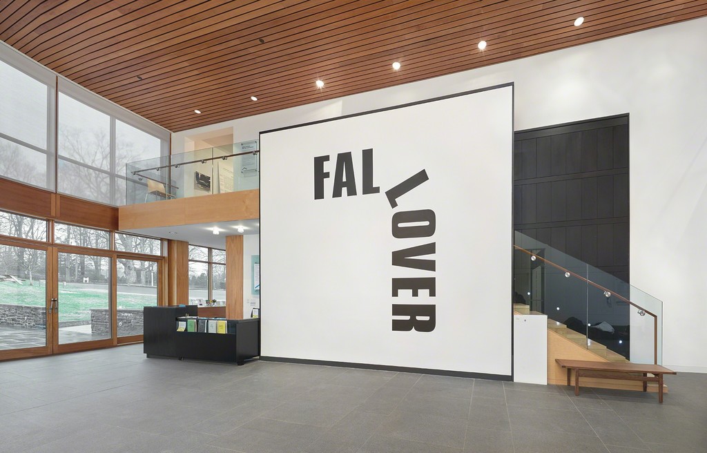 Kay Rosen: H Is for House, installation view, The Aldrich Contemporary Art Museum, Ridgefield, CT. Photo: Tom Powel Imaging. Kay Rosen: H Is for House, installation view, The Aldrich Contemporary Art Museum, Ridgefield, CT. Photo: Tom Powel Imaging.