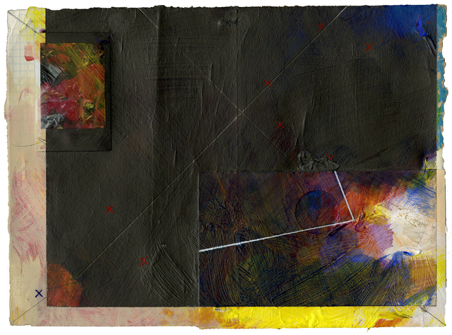 Edward Holland, ‘The Lion ’, 2017, Painting, Acrylic, colored pencil, graphite and ink on paper with collage Framed, Adah Rose Gallery