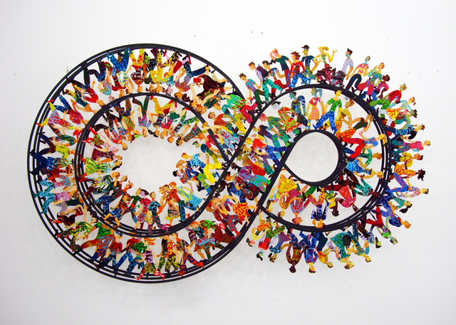David Gerstein, ‘ENDLESS WALK無盡之旅’, 2010, Installation, Aluminum鋁 3層, Artrue Gallery