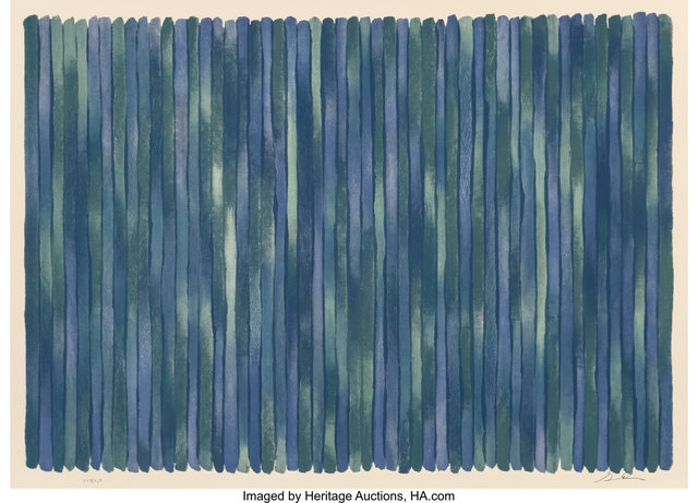 Gene Davis, ‘Adam's Rib’, 1980, Print, Lithograph in colors on Arches paper, Heritage Auctions