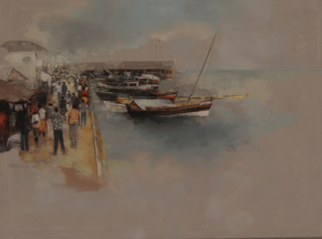 Ismael Kateregga, ‘Lamu main street’, 2017, AKKA Project