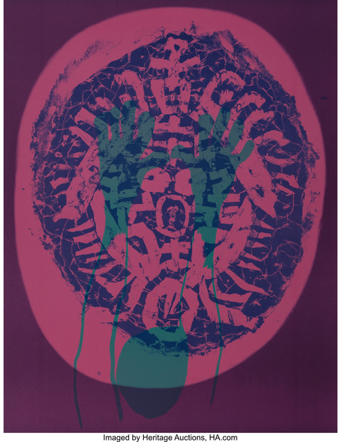 Nam Kwan, ‘Human Mask, from Official Arts Portfolio of the XXIVth Olympiad, Seoul, Korea’, 1988, Heritage Auctions