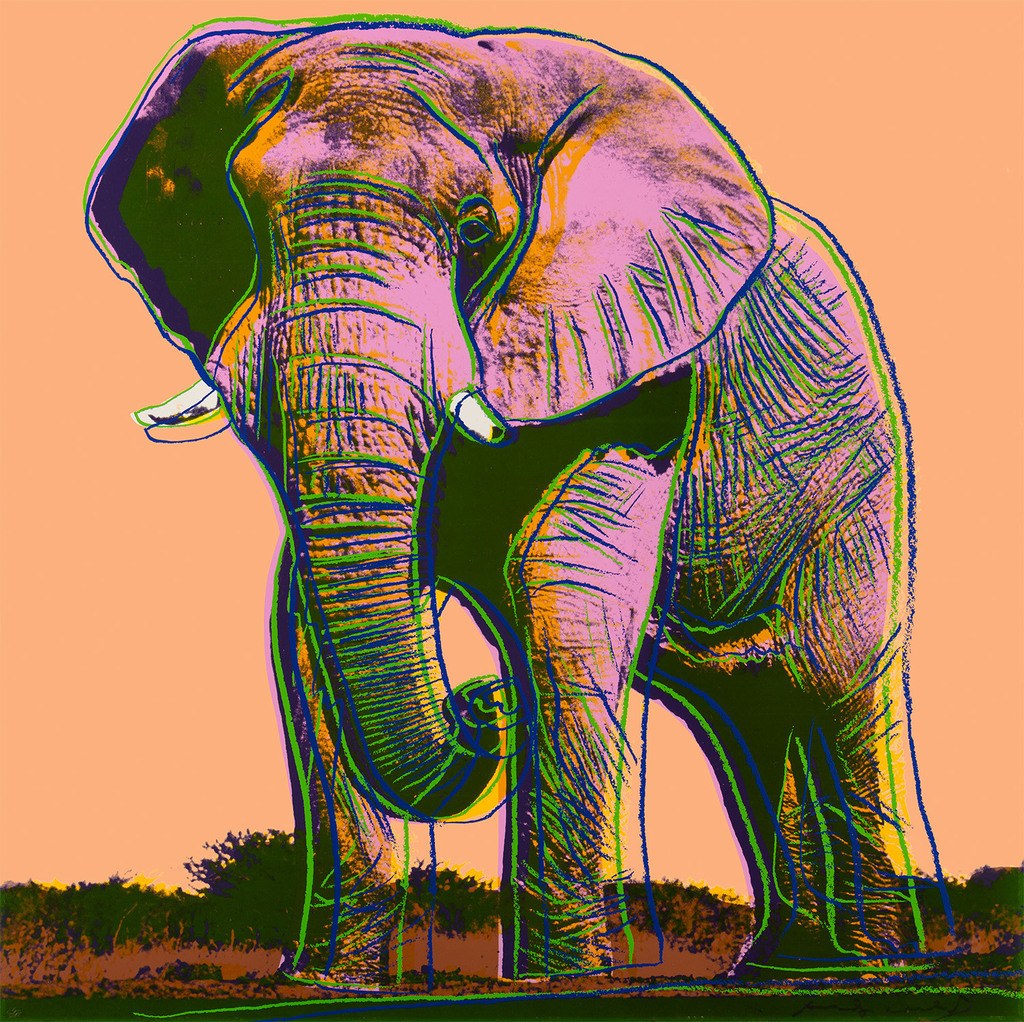 Andy Warhol - African Elephant, from Endangered Species (F. & S. 293)