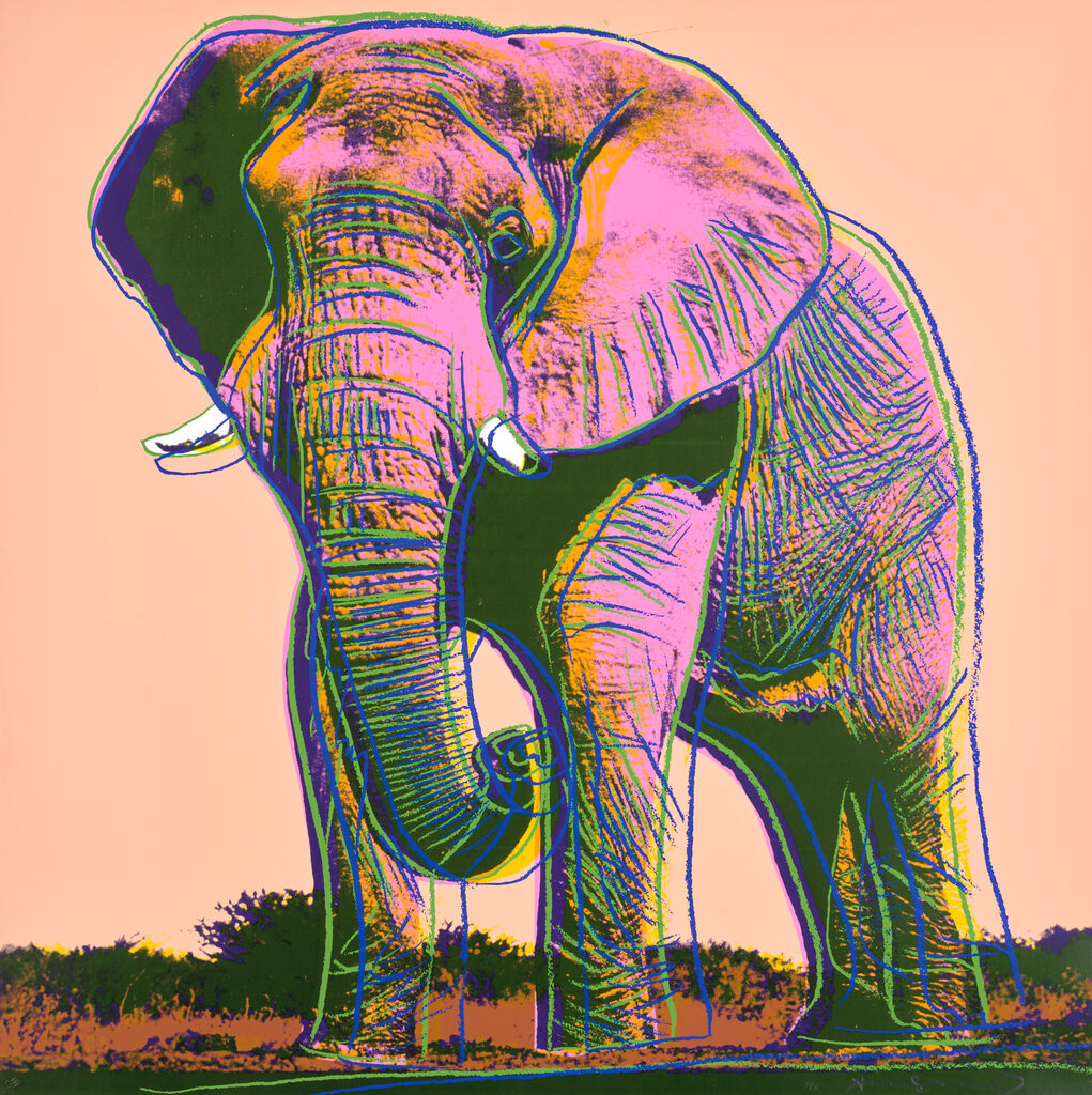 Andy Warhol - African Elephant, from Endangered Species (F. & S. 293)