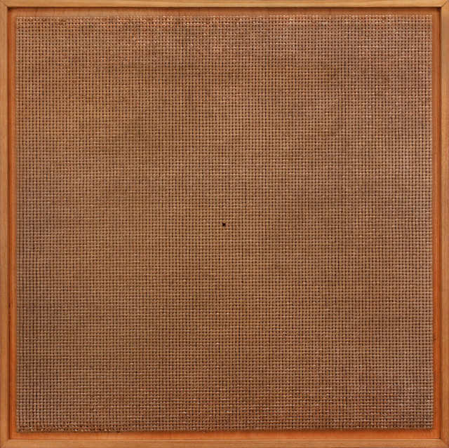 José Patrício, ‘Obra cega’, 2014, Painting, 15.625 copper tacks on wood, Nara Roesler