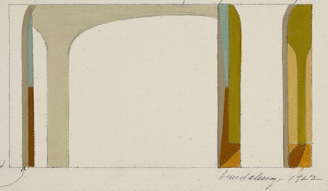 Helen Lundeberg, ‘Study for Arches #5’, 1962, Louis Stern Fine Arts