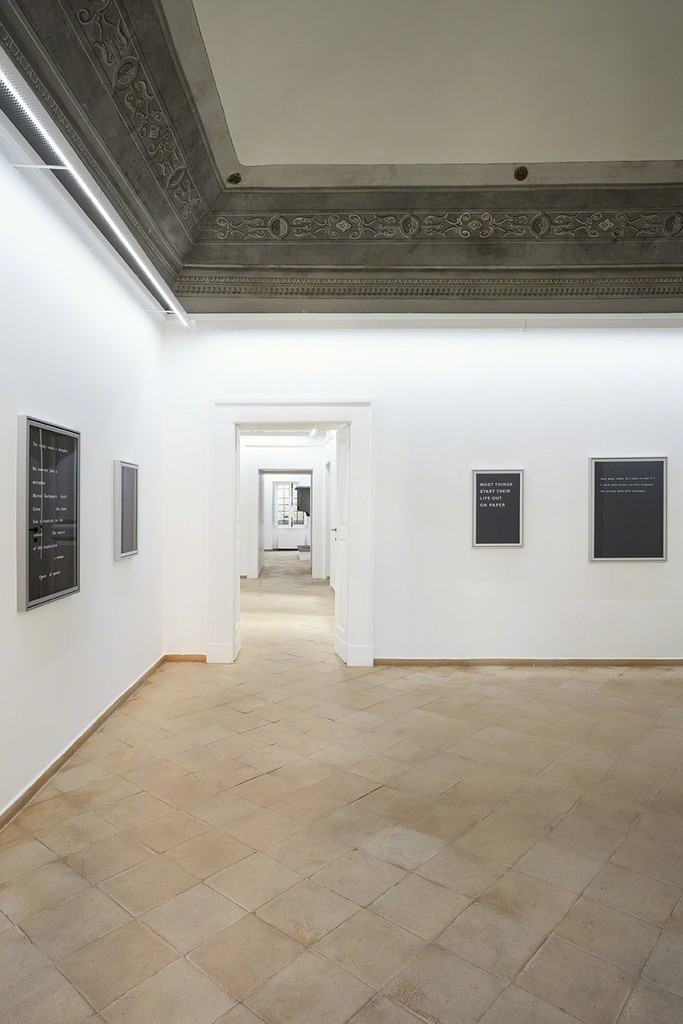 Bethan Huws, installation view Bethan Huws, installation view