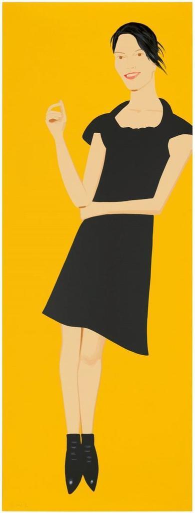 Alex Katz - Carmen, from: Black Dress